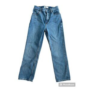 Abercrombie Jeans The Ankle Straight Ultra High Rise - Curve Love -Size 0S / 25S